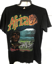Mens Vintage Zip It Africa