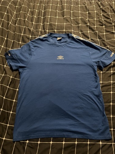 Umbro taped shirt blue retro - umbro,